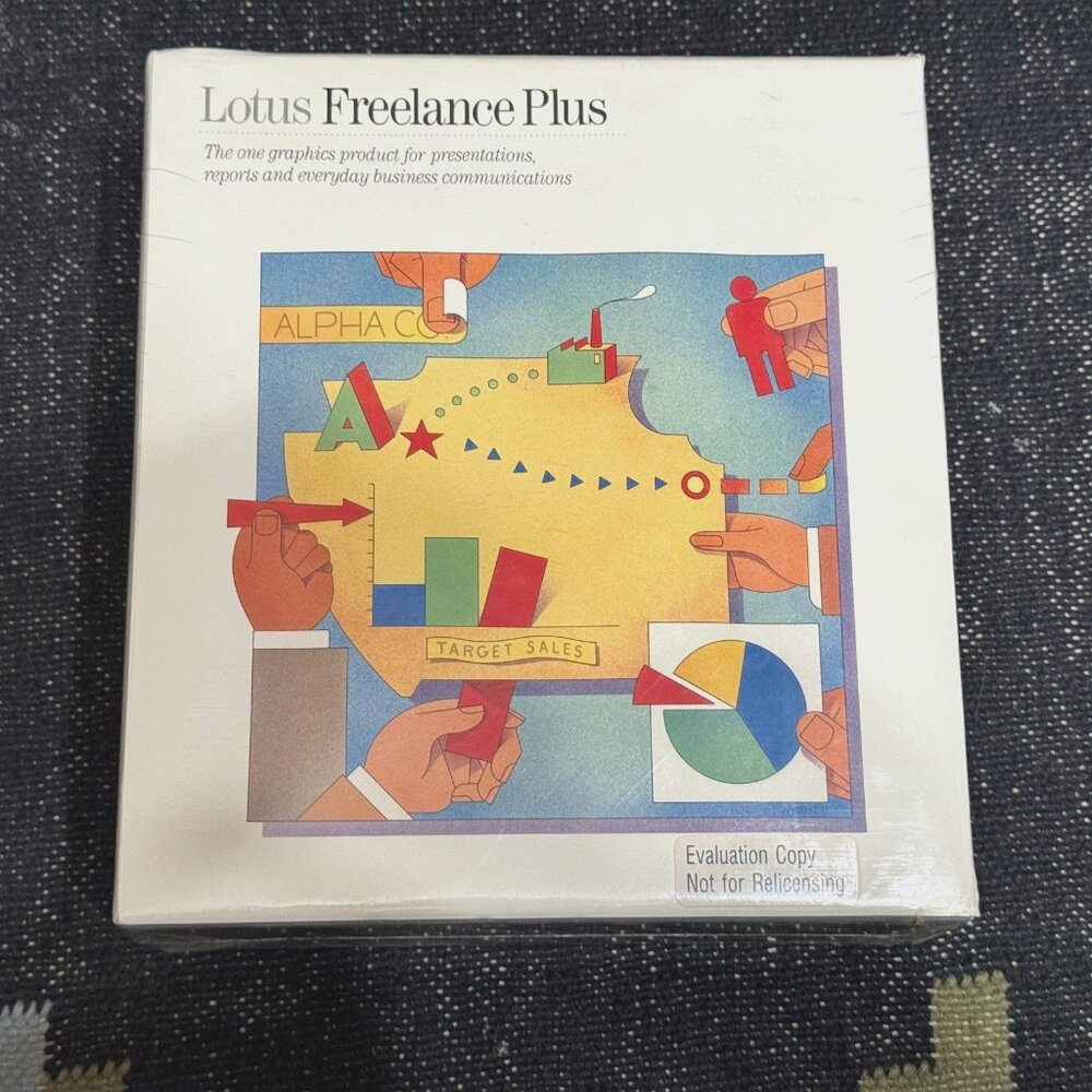 Lotus Freelance Plus 2.0 Box Set, Evaluation Copy, Circa 1985